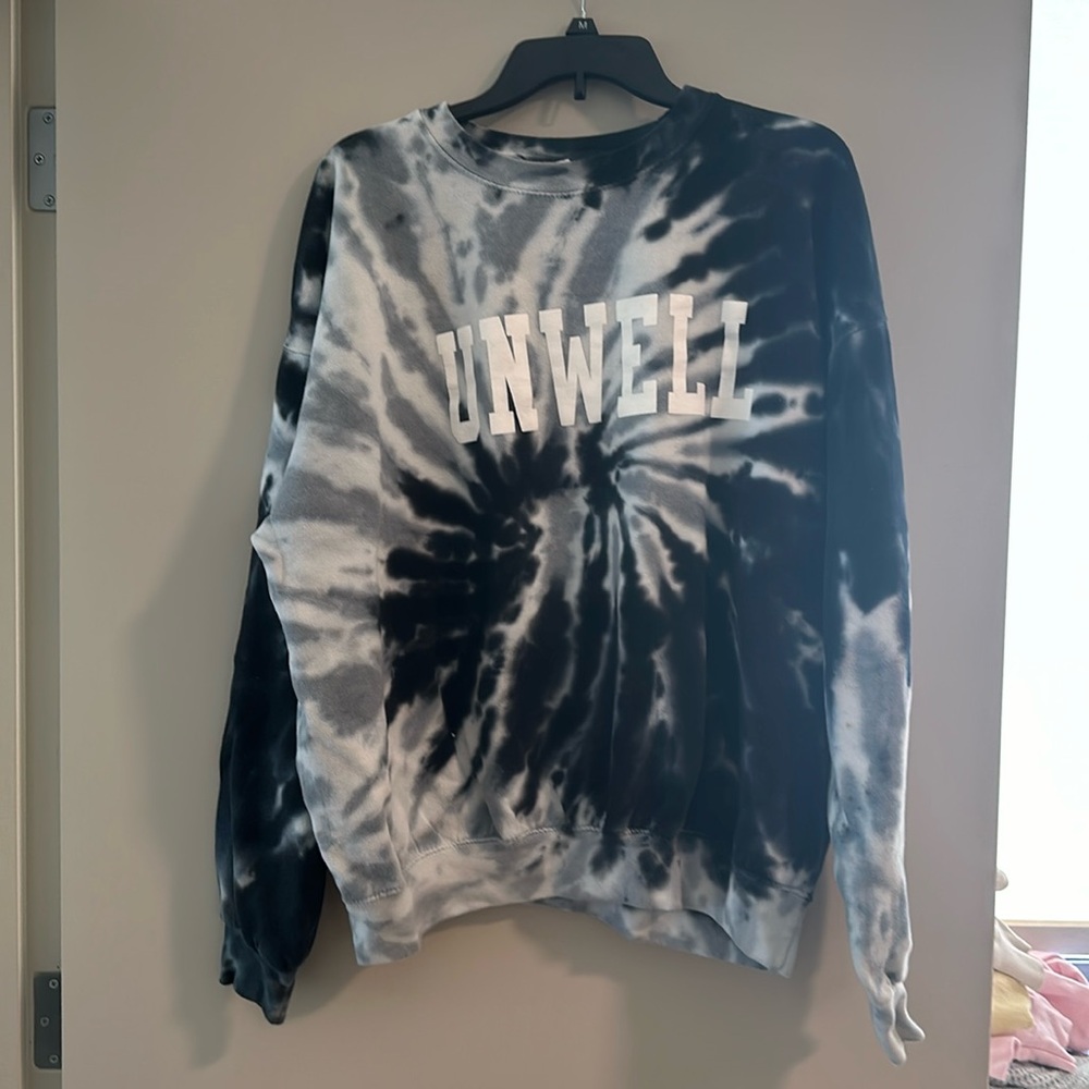 Barstool UNWELL tie-dye crew neck